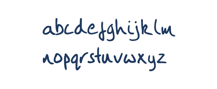 Vintly's Hand Lowercase