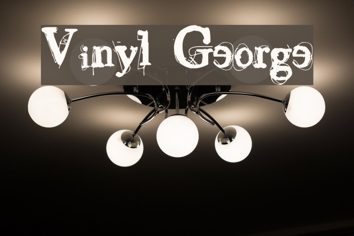 Vinyl George Font examples