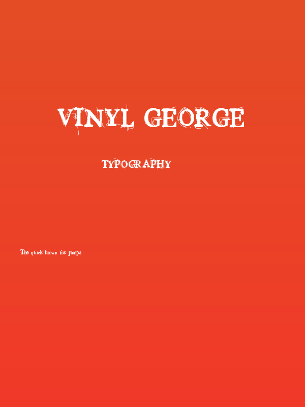 Vinyl George Poster