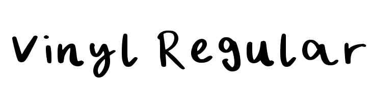 Vinyl Regular  Скачать бесплатные шрифты