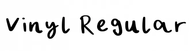 Vinyl Regular  Free Fonts Download