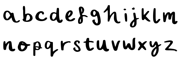 Vinyl Regular Font LOWERCASE