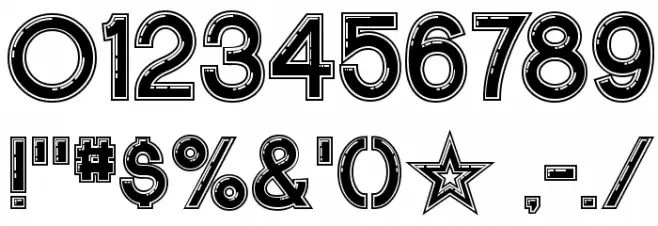 Vinyl Smooth BV Font OTHER CHARS