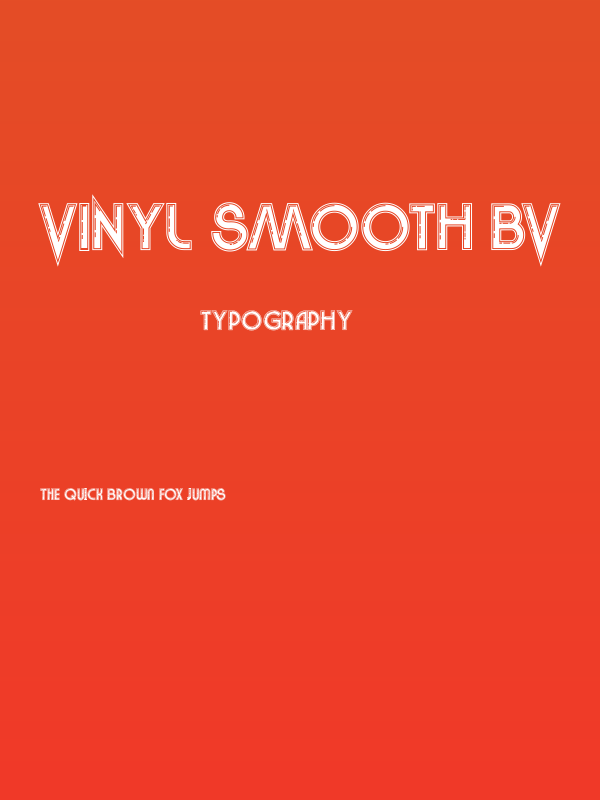Vinyl Smooth BV Poster