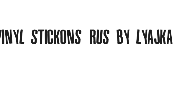 Vinyl Stickons(RUS BY LYAJKA) Logo