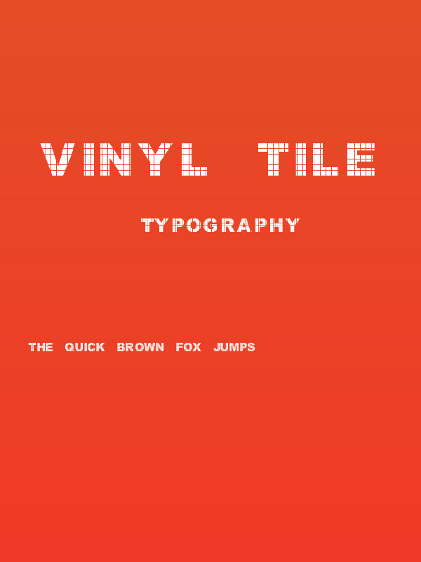 Vinyl Tile Poster
