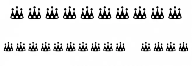 Vinyl repair kit Font OTHER CHARS