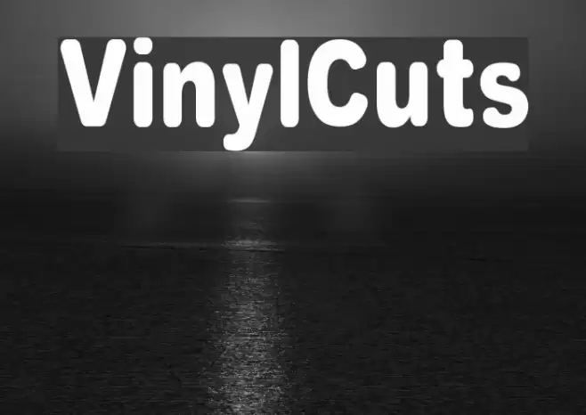 VinylCuts Font examples