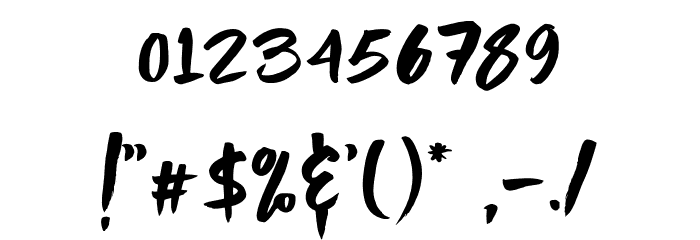 Violaceous Font OTHER CHARS
