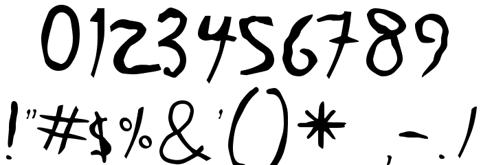 Violation Font OTHER CHARS
