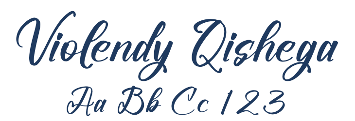 Violendy Qishega Font Preview