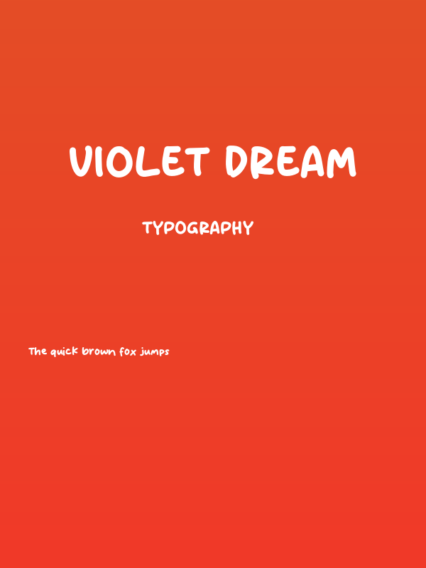 Violet Dream Poster