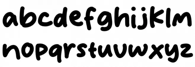 Violet Dream Font LOWERCASE