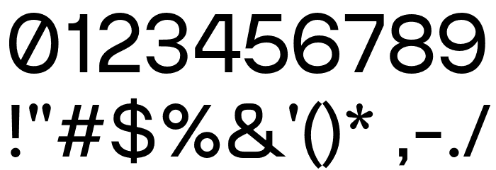 Violet Sans Regular Font OTHER CHARS
