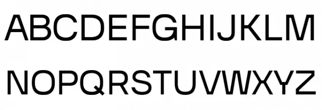 Violet Sans Regular Schriftart Groß