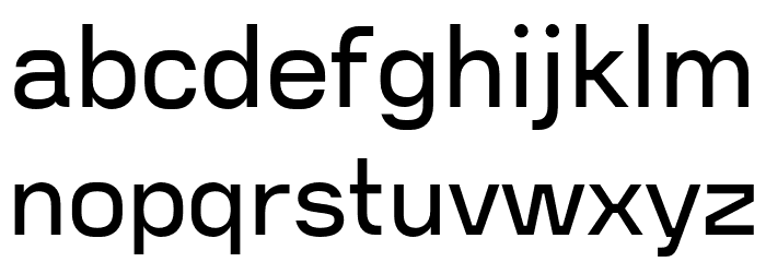 Violet Sans Regular Font LOWERCASE