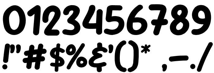 Violet Smile Font OTHER CHARS