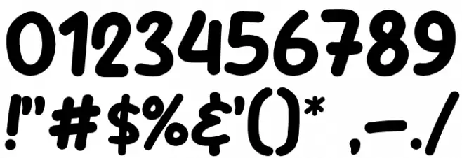 Violet Smile Font OTHER CHARS