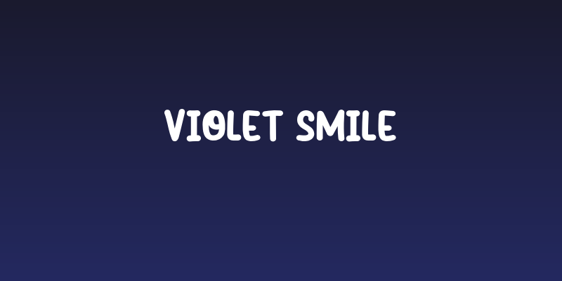 Violet Smile Social Header