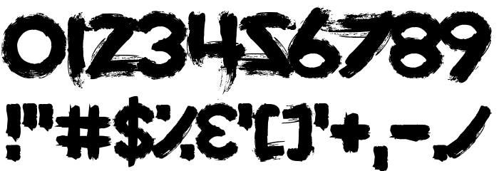 Violet Wasteland Font OTHER CHARS