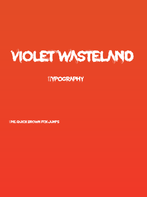 Violet Wasteland Poster