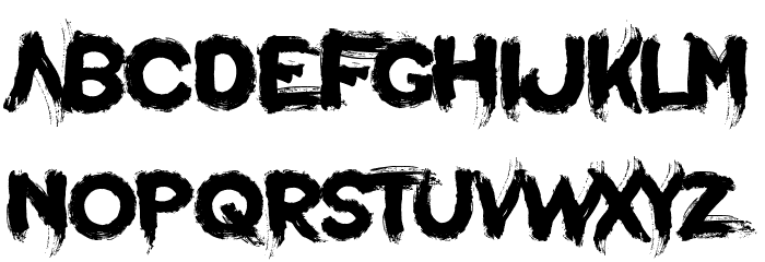 Violet Wasteland Font LOWERCASE
