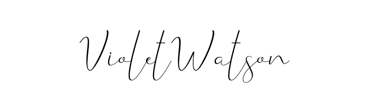 Violet Watson  Frei Schriftart Herunterladen
