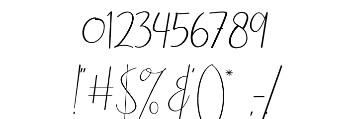 Violet Watson Font OTHER CHARS