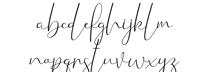 Violet Watson Font LOWERCASE