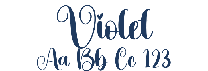 Violet Font Preview