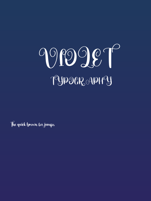 Violet Poster