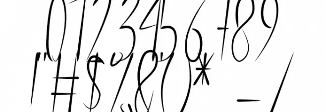 Violetta Font OTHER CHARS