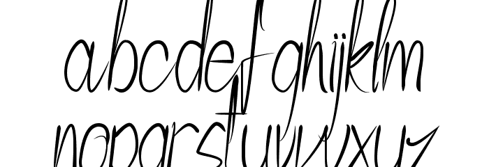 Violetta Font LOWERCASE
