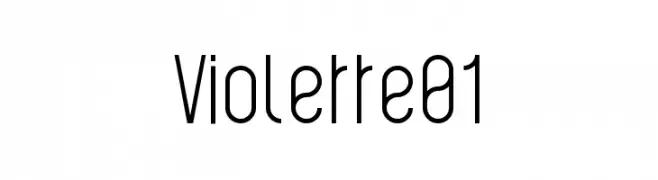 Violette01  フリーフォントのダウンロード