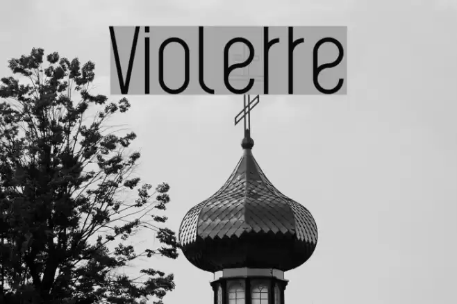 Violette Font examples