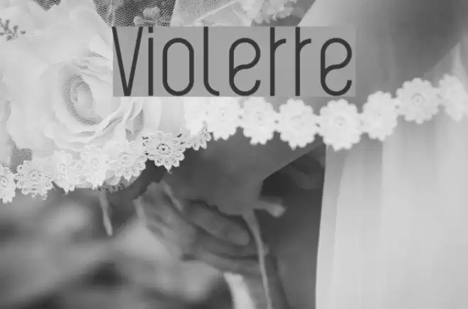 Violette Font examples