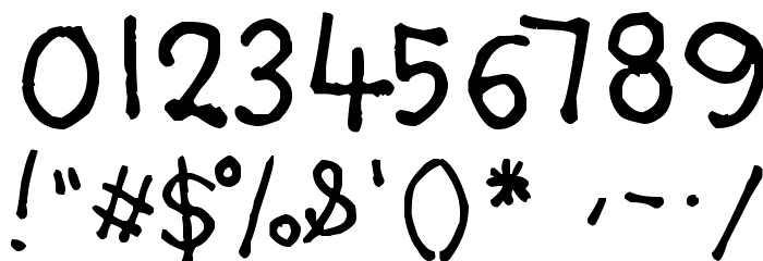 Violety Crumble Font OTHER CHARS