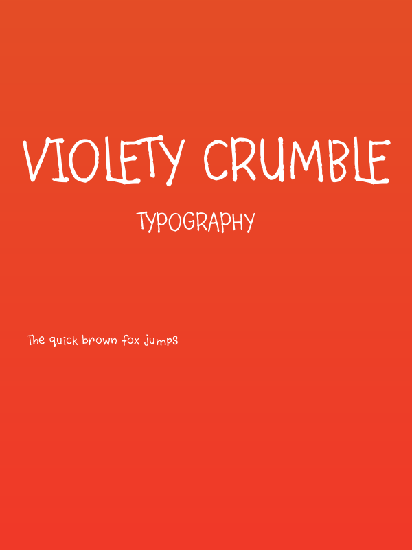 Violety Crumble Poster
