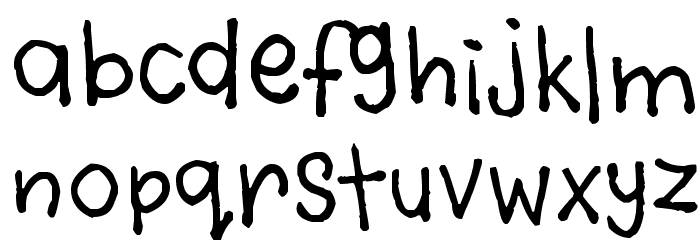 Violety Crumble Font LOWERCASE