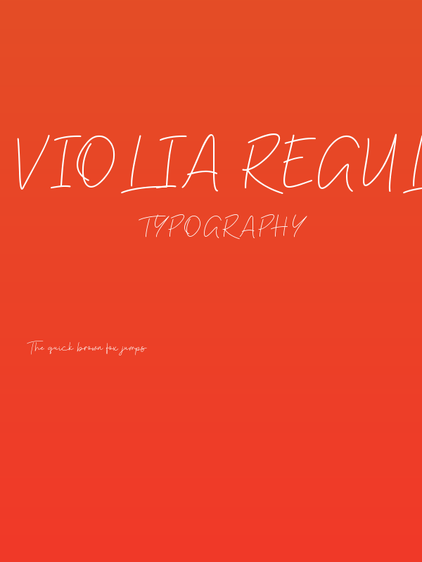 Violia regular Poster