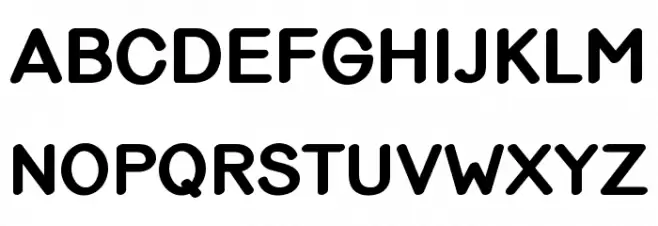Violina-Bold Schriftart Groß
