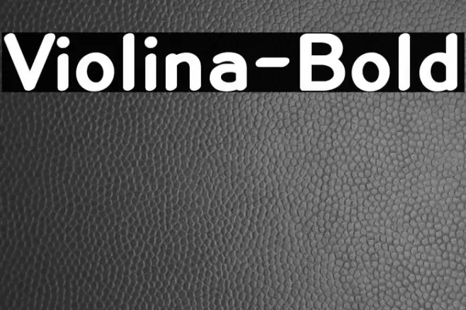 Violina-Bold Font examples