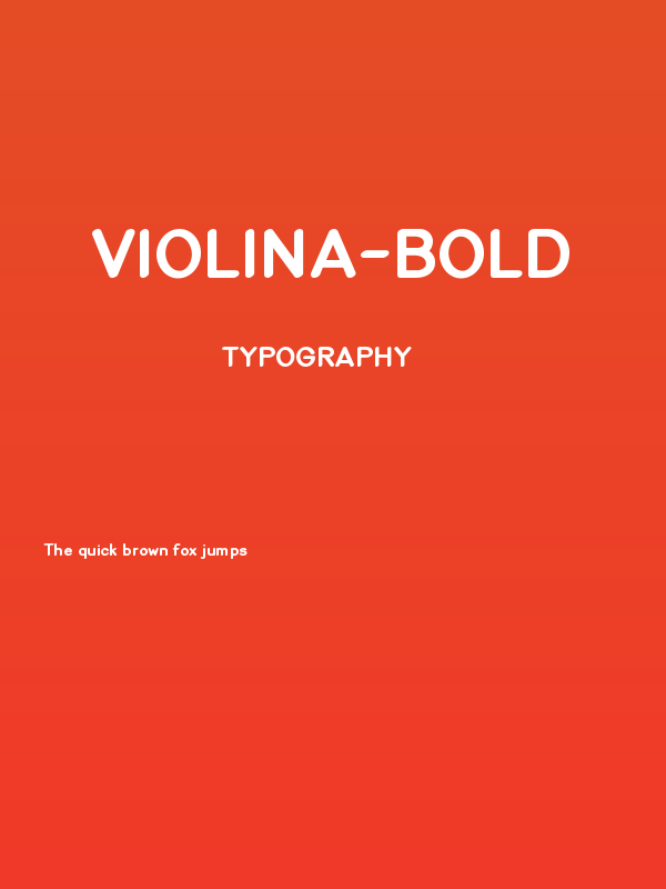 Violina-Bold Poster