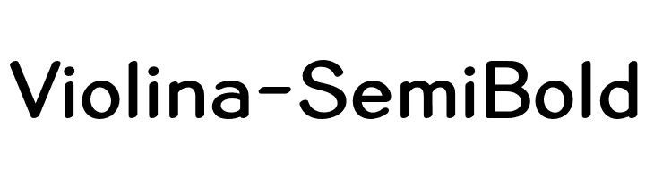 Violina-SemiBold  नि: शुल्क फ़ॉन्ट्स डाउनलोड