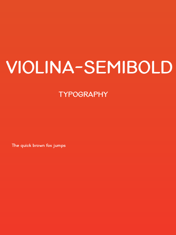 Violina-SemiBold Poster