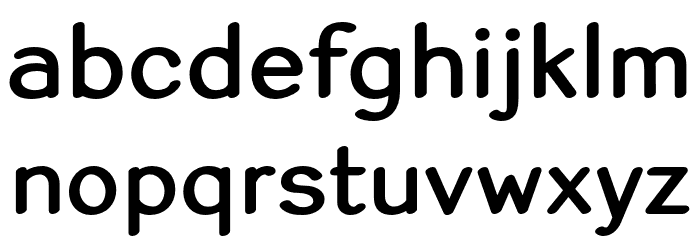 Violina-SemiBold Font LOWERCASE
