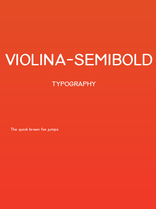 Violina-SemiBold Poster