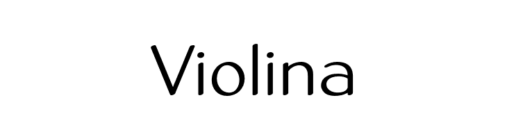 Violina  Frei Schriftart Herunterladen