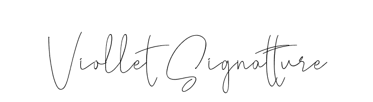 Viollet Signatture  フリーフォントのダウンロード