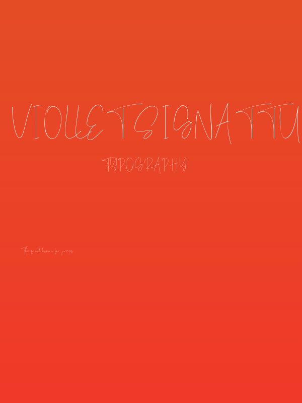 Viollet Signatture Poster